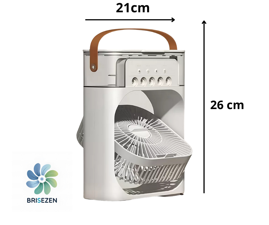 Ventilateur Portable Brumisateur d'Air 4-en-1